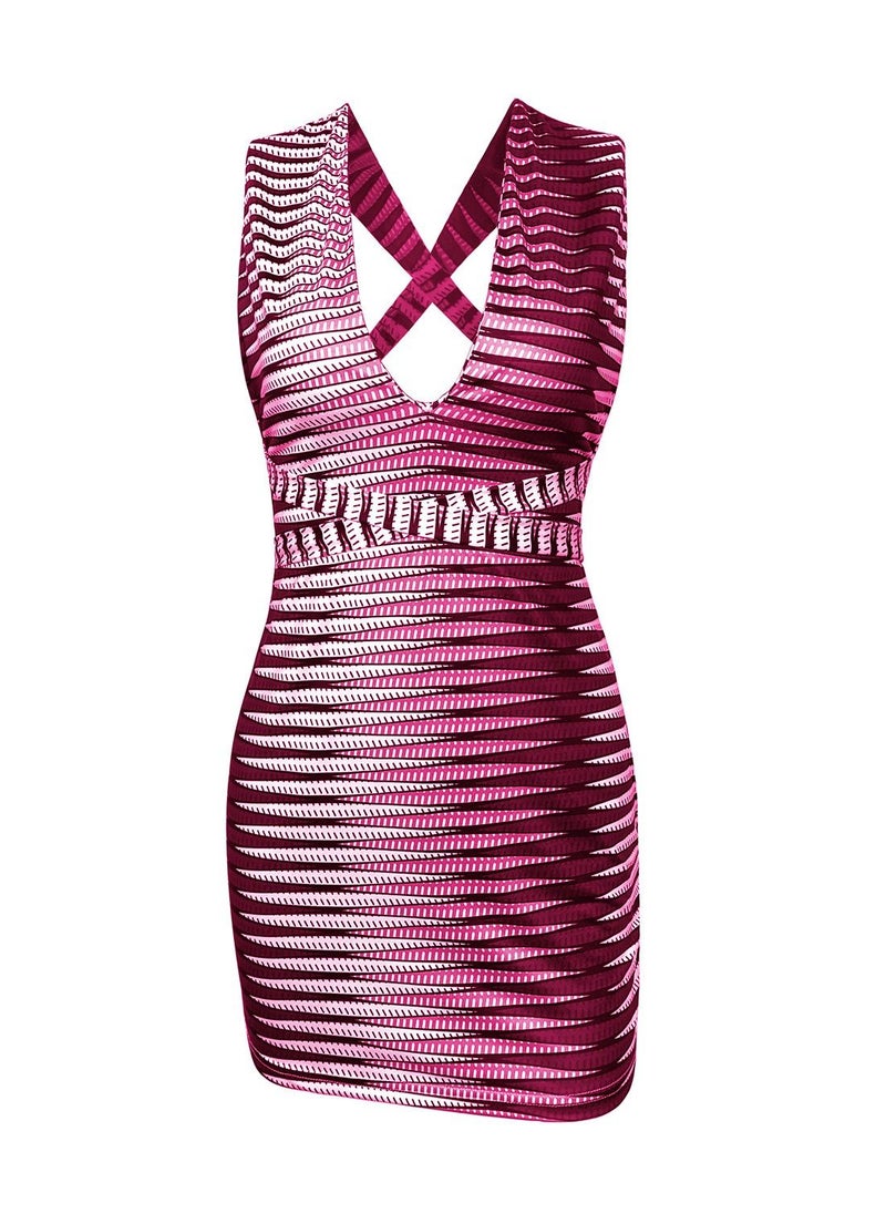 New Women's Sleeveless Suspender Dress Short Skirt