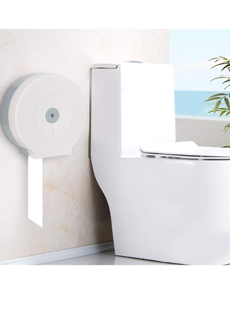 Jumbo Tissue Roll Holder – Heavy Duty, Space-Saving Toilet Paper Dispenser for Home & Commercial Use