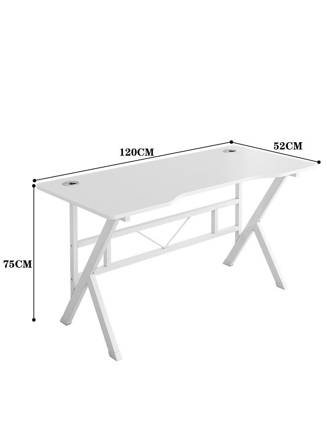 Gaming Table,Small Gaming Desk,Ergonomic PC Computer Desk,Computer Table with Carbon Fibre Surface, Kids Desk,Writing Study Desk or Home Office Desks,Ideal for Students and Gamers