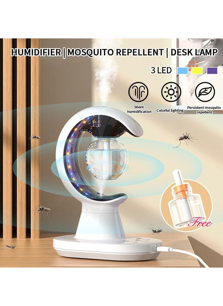 Multifunctional humidified mosquito repellent lamp