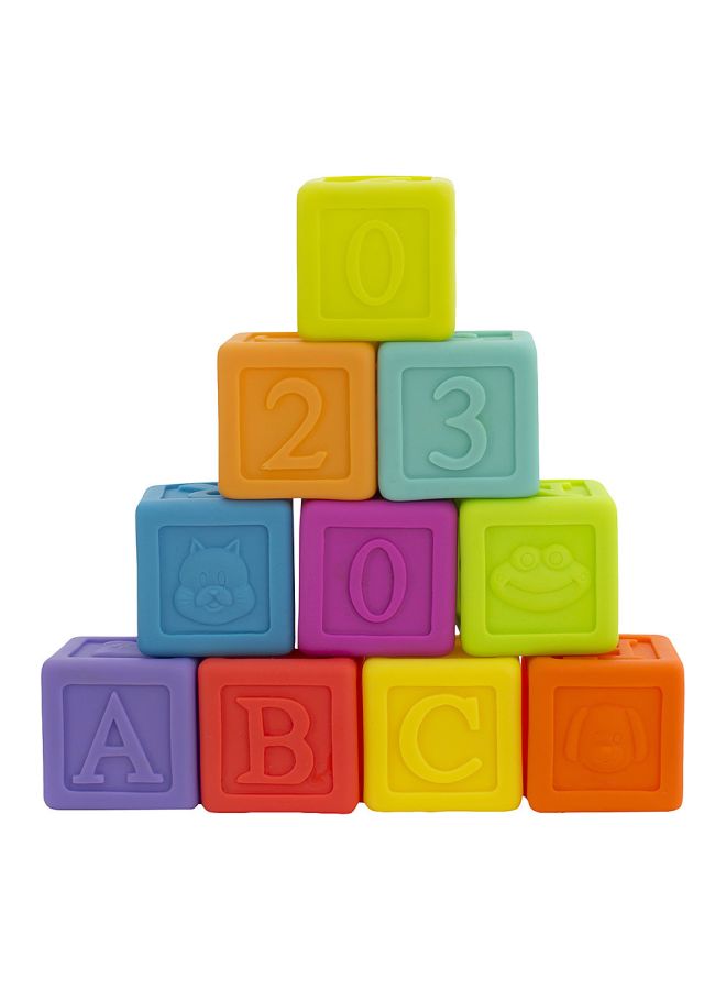 10-Piece Grip And Stack Soft Tumble Blocks