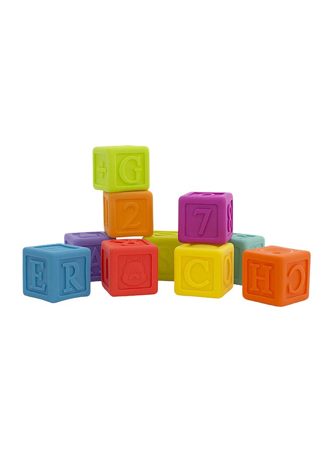 10-Piece Grip And Stack Soft Tumble Blocks