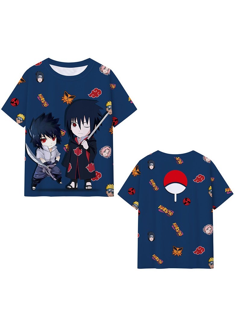 Naruto Kakashi Sasuke Short Sleeve