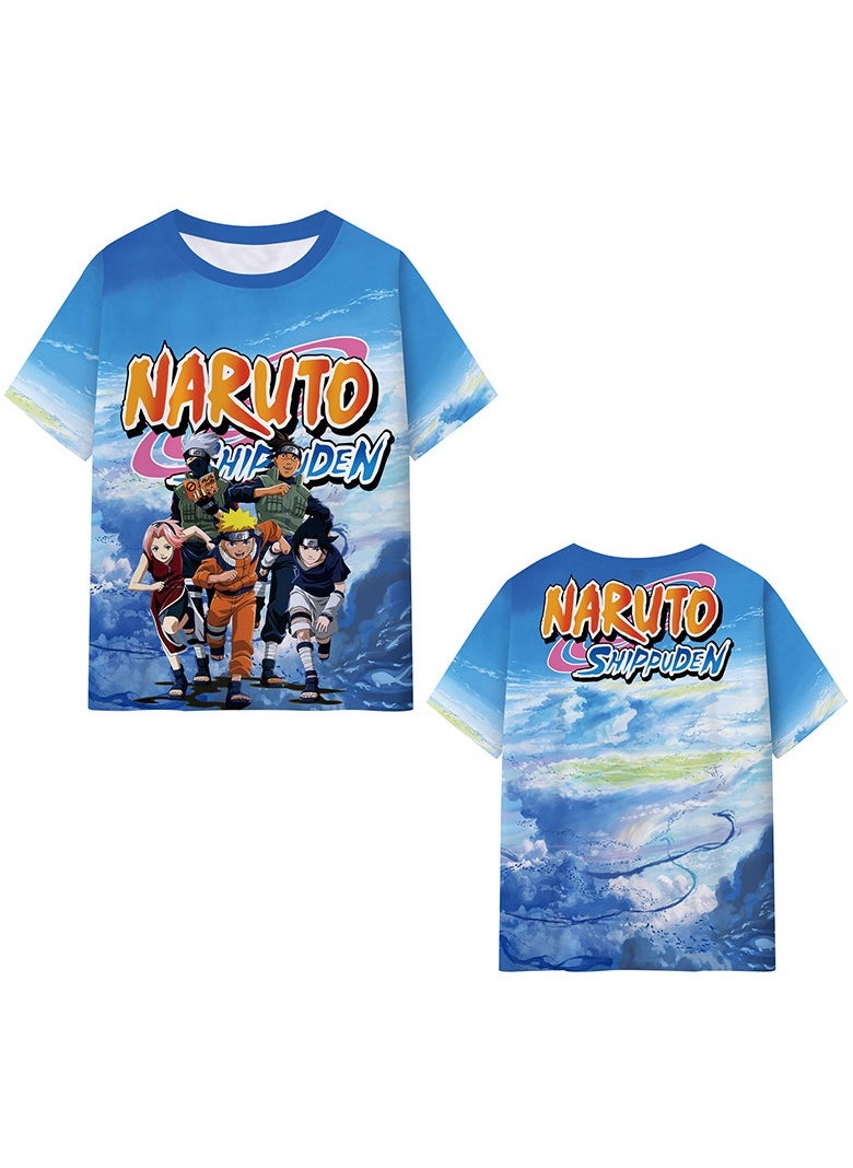 Naruto Kakashi Sasuke Short Sleeve