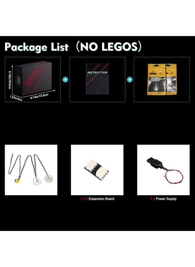 Led Light For Lego Easter Rabbits Display 40523, Multicolor, Plastic, Modern Style