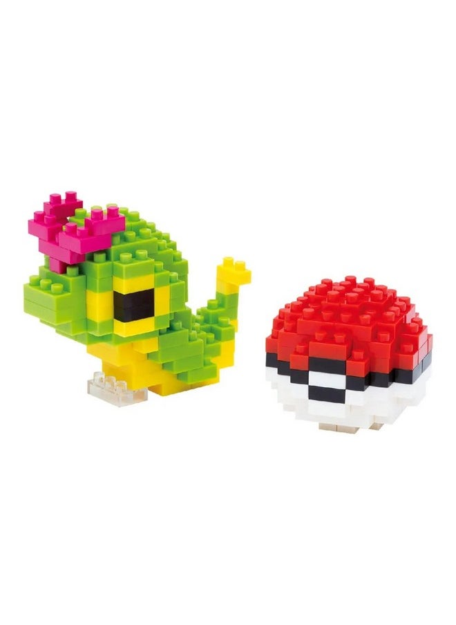 Nanoblock - Pokémon - Caterpie & Poke Ball, Pokémon Series Building Kit