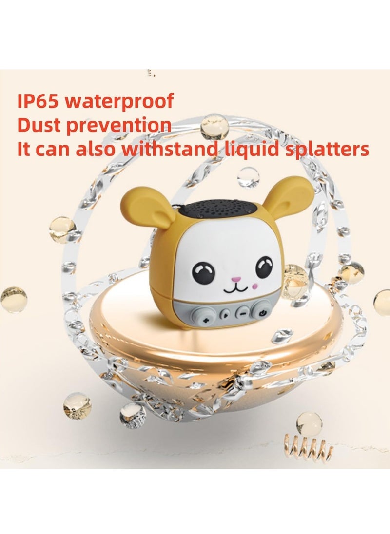 Children's Wireless Bluetooth Speaker, Waterproof Mini Portable Outdoor Radio Cartoon Cute Gift Speaker (TK801) Wangchai Brown