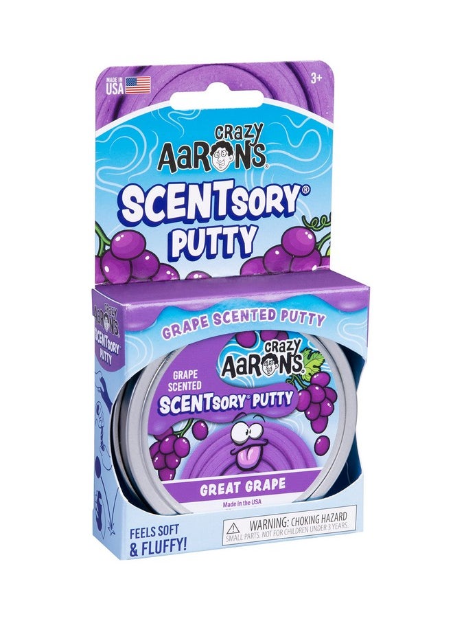 Scentsory Scented Thinking Putty, Great Grape, 2.75