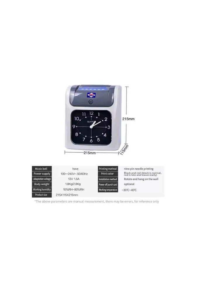 S960P Attendance Time Recorder Automatic Card Punch Machine For for Office Factory, Warehouse,shop, punch card attendance machine