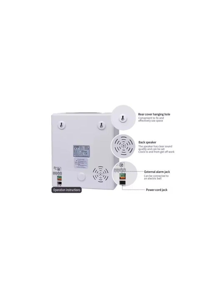 S960P Attendance Time Recorder Automatic Card Punch Machine For for Office Factory, Warehouse,shop, punch card attendance machine