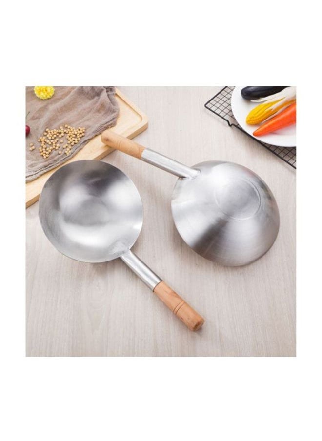 Stainless Steel Large Water Spoon Silver/Beige 52.8x30.5cm