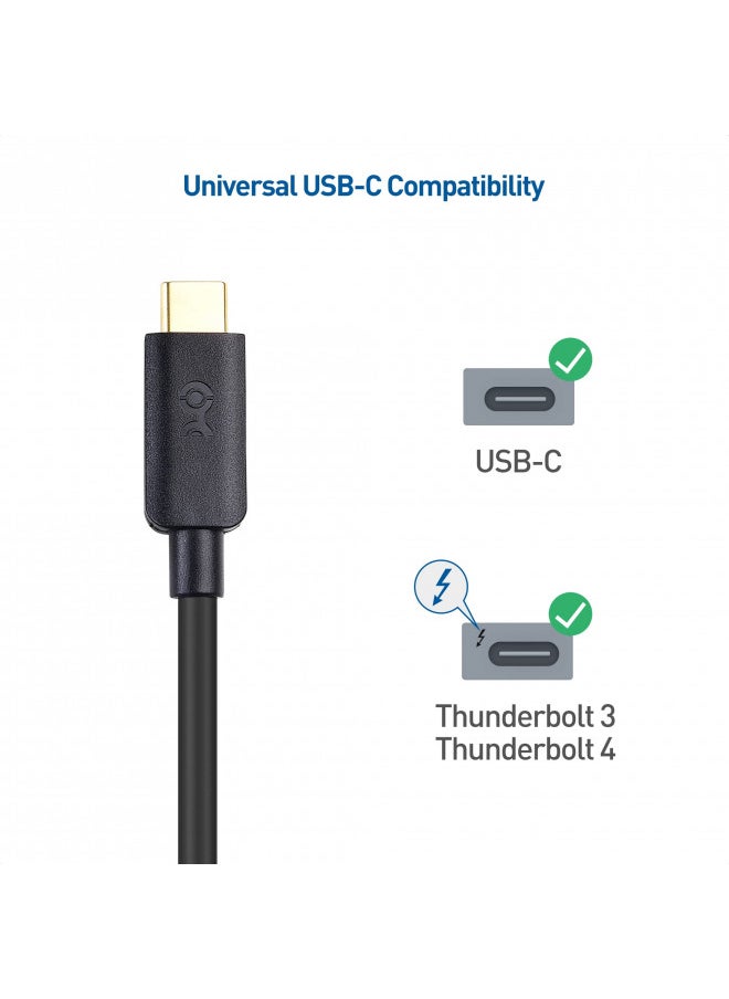 Cable Matters 10Gbps Short USB C to Micro USB 3.0 Cable 1 ft, USB C Hard Drive Cable, USB 3.0 to USB C, Micro B to USB C Cable, Compatible with Seagate, LaCie, Toshiba, Samsung, WD External Hard Drive