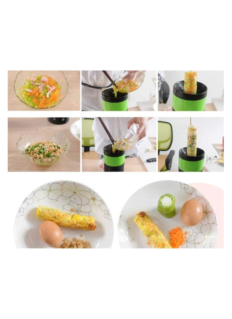 Egg Roll Machine Automatic Egg Sausage Machine Sausage Mill Of Eggs From The Kettle Electrical Power Vertical Egg Omelette Egg Eggs Non-Stick 220V, random color