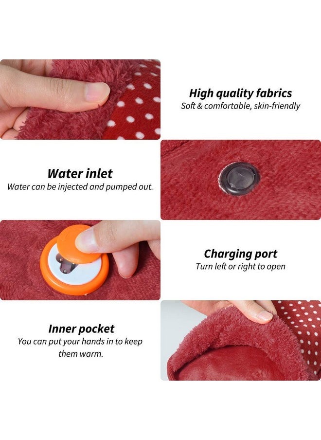 Heating Bag, Hot Water Bags For Pain Relief, Heating Bag Electric Gel, Heating Gel Pad-Heat Pouch Hot Water Bottle Bag, Electric Hot Water Bag,Heating Pad With (Multi) (Multi)