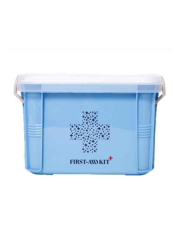 Plastic Medical Kit | First Aid Kit | With Handle - [Blue]