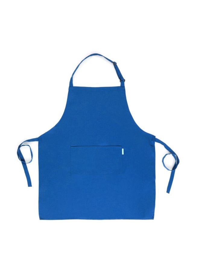 Cooking Apron With Adjustable Neck Belt Lake blue 66x66x75cm