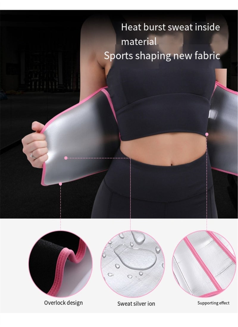 Waist Trainer Belt for Women, Sport Girdle Belt, Slimming Sauna Waist Trimmer Belly Band Sweat Sports Girdle Belt, Exercise Belt with Adjustable Straps, Slimming Body Shaper Belt