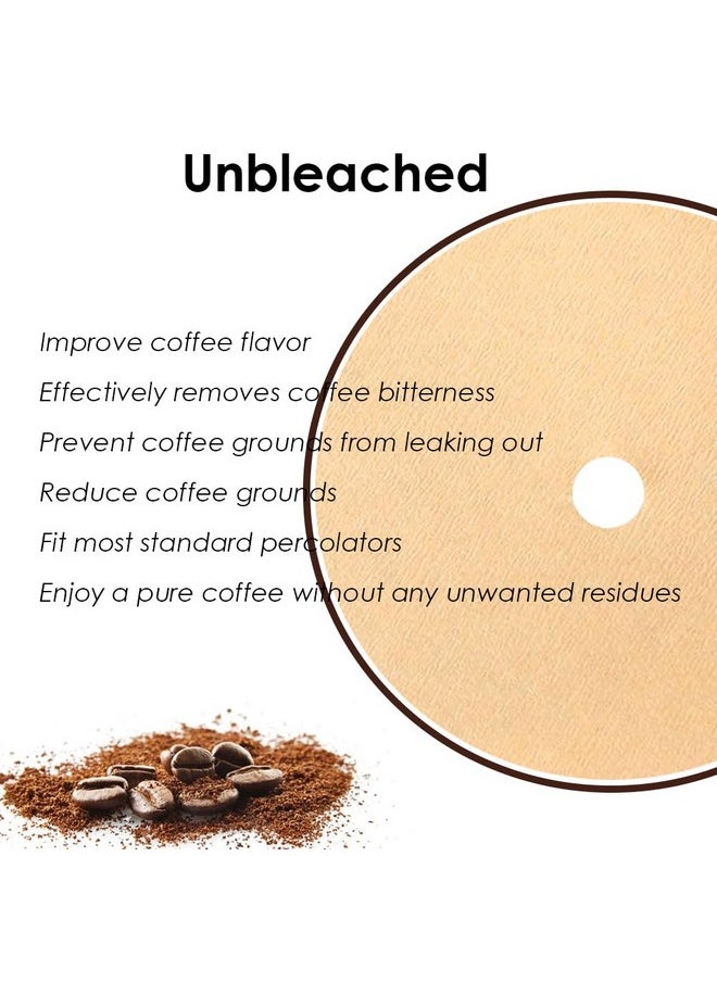 Percolator Coffee Filters - 300Pcs 3.75In Disc Coffee Filters For Percolator - Unbleached Disposable Percolator Filters (Disk Coffee Filters)