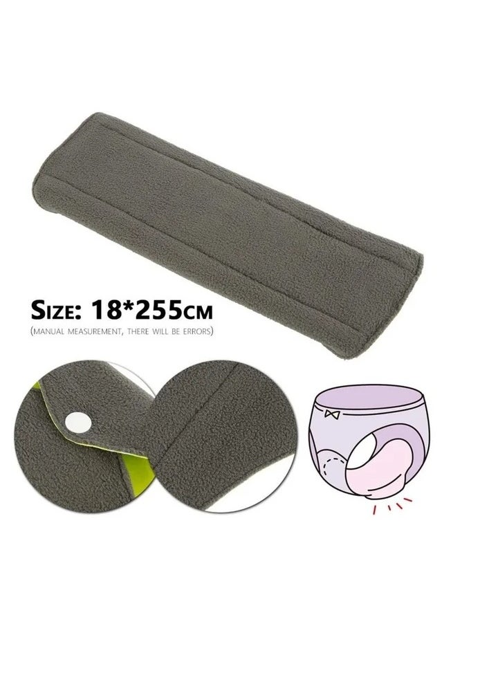 5 Pack Reusable Sanitary Pads Bamboo Charcoal Towels Washable Waterproof Menstrual Absorbent Cloth Large size to Heavy Flow Eco Friendly Pads