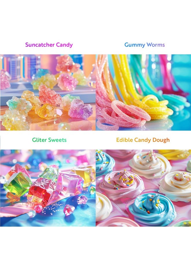 Edible Candy Making Science Kit For Kids Ages 8-12 Years Old - Food Science Chemistry Kid Science Kit With 40 Experiments To Make Your Own Chocolates, Educational Science Kits For Boy & Girls