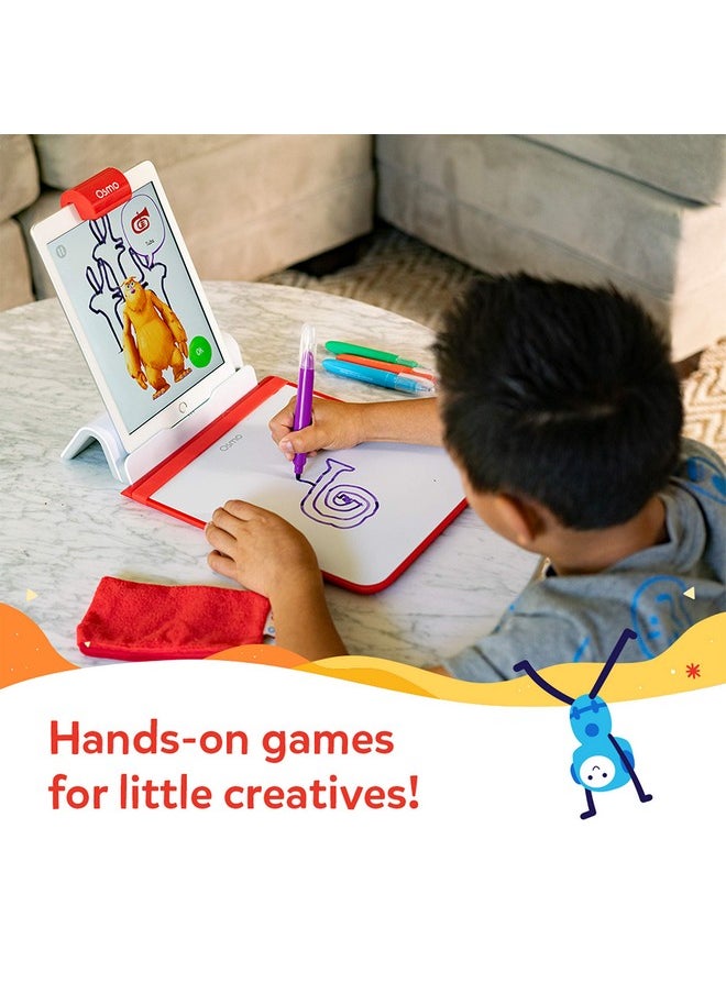 - Creative Starter Kit For Ipad - 3 Educational Learning Games - Creative Drawing & Problem Solving/ Early Physics - Stem Toy Gifts For Kid, Boy & Girl - Ages 5 6 7 8 9 10 (Osmo Base Included)