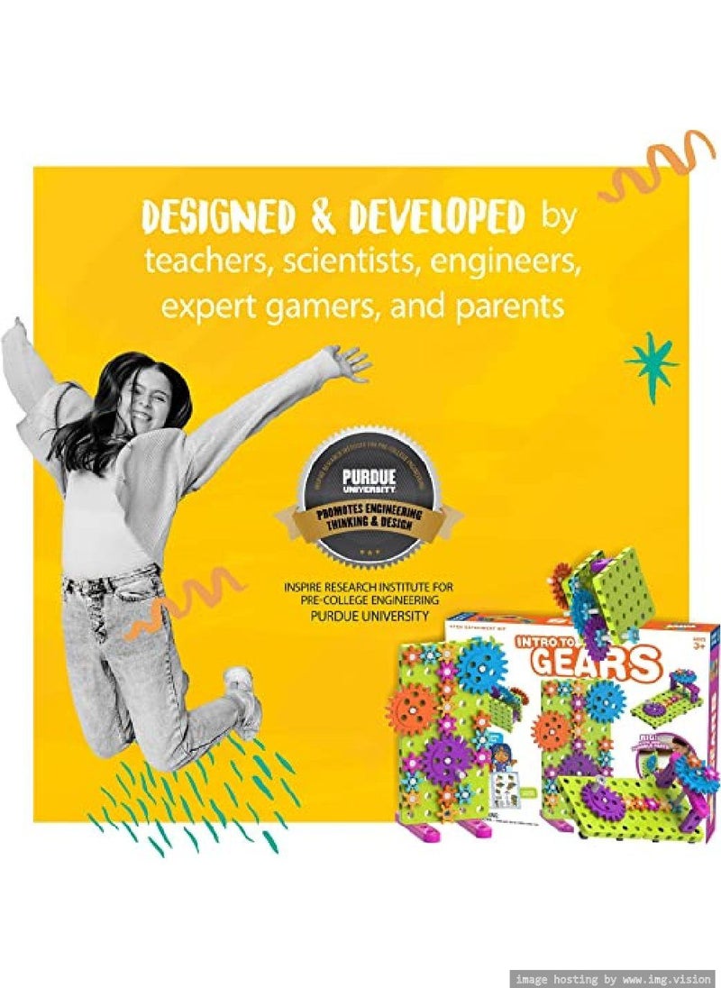 Thames & Kosmos Intro to Gears STEM Experiment Kit