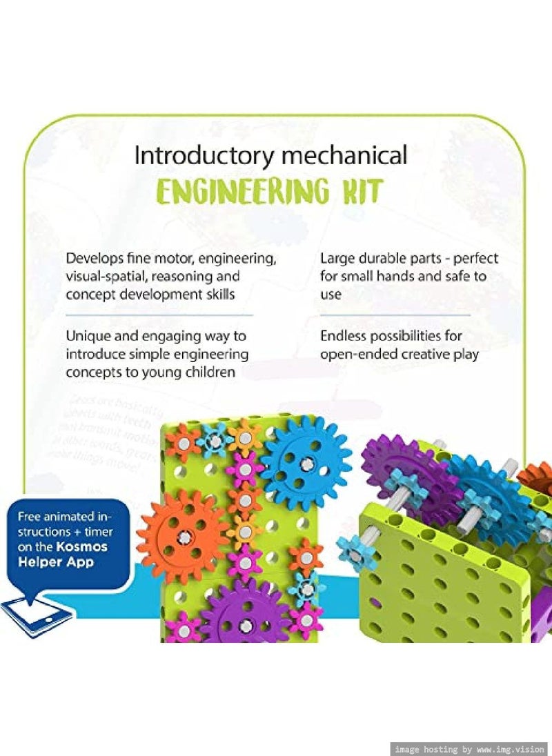 Thames & Kosmos Intro to Gears STEM Experiment Kit