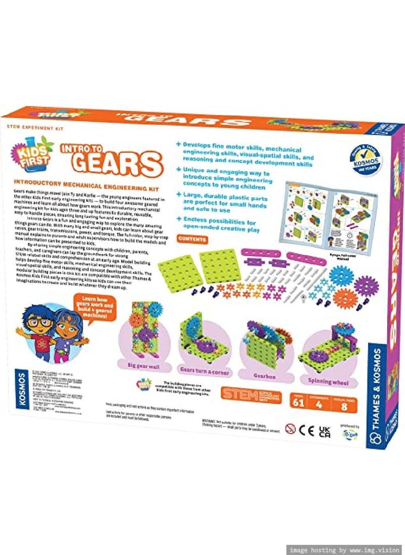 Thames & Kosmos Intro to Gears STEM Experiment Kit