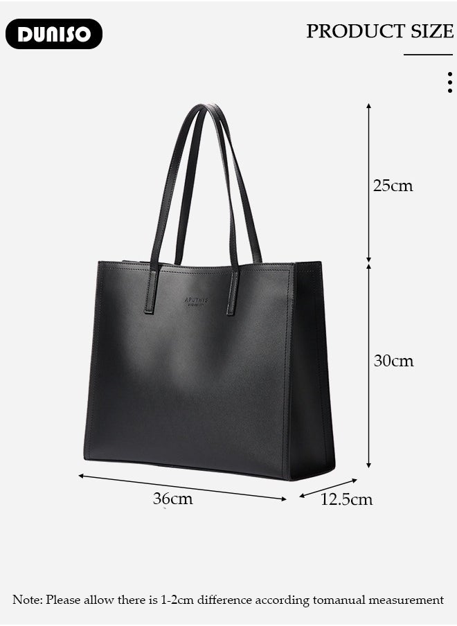 Women Laptop Tote Bag 14 Inch Computer Tote Bag Purse Shoulder Bag, Computer Briefcase Shoulder Bag, Large Capacity Messenger Bag, Casual Laptop Bag for Office, Shopping, Travel Daily Use