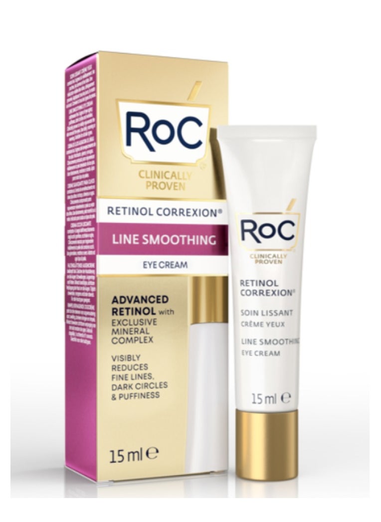 Roc Retinol Correxion Line Smoothing Eye Cream 15ml