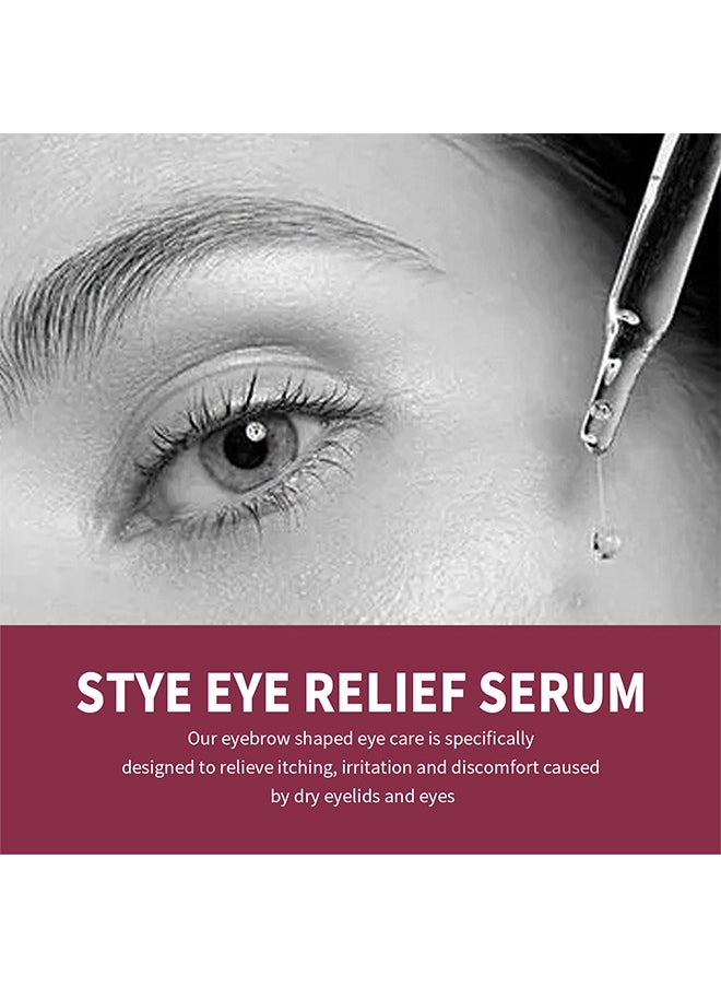 Stye Eye Relief Serum, Stye Eye Treatment, Eye Stye Remover, Chalazion Remover, Stye Eye Relief Serum for Styes Chalazion and Blepharitis Treatment, Eye Care, Mild Lash and Eye Cleanser  30ml