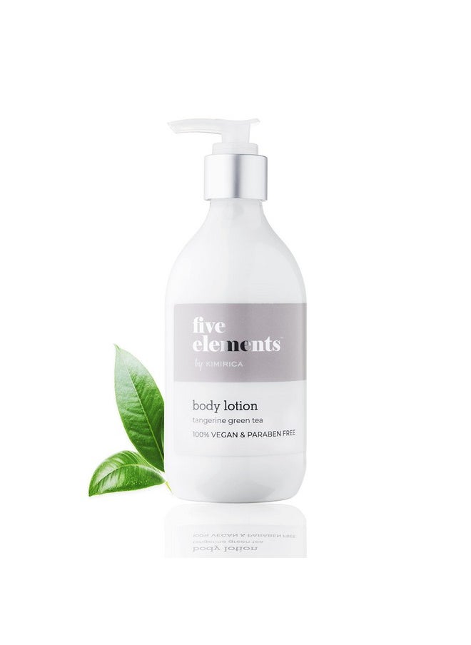 Five Elements Moisturizing Scented Body Lotion With Tangerine And Green Tea For All Skin Type | Instant Hydration| Vegan And Paraben-Free | For Men & Women | 300Ml