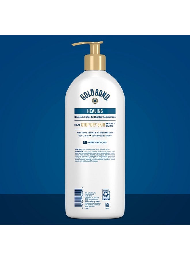 Healing Hydrating Lotion With Aloe Moisturizes, Heals & Smooths Dry Skin, Delivers Immediate 24-Hour Hydration, Value Size, 24 Oz.