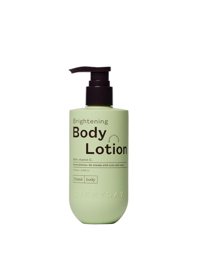 Brightening Body Lotion | Vegan & Cruelty Free | Vitamin C, Kakadu Plum & Jojoba Oil | Helps Brighten Dark Spots & Hyperpigmentation | Bamboo & Camellia Scent (250Ml / 8.45 Fl Oz)