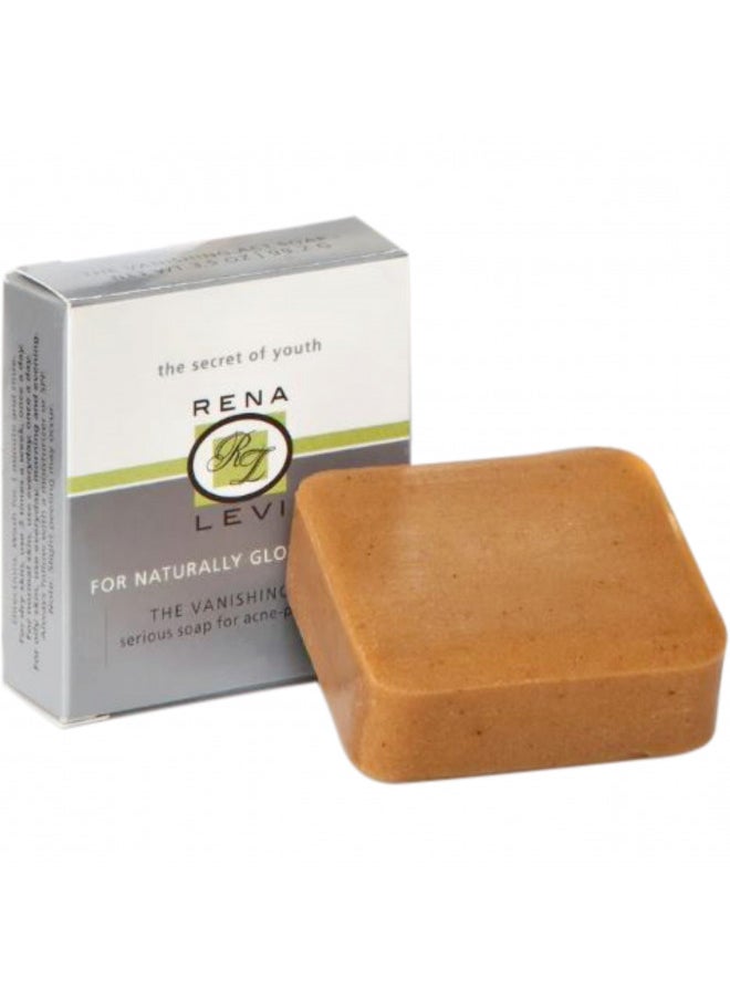 Rena Levi Vanishing Act Natural Acne Cleansing Soap Bar, for all skin types