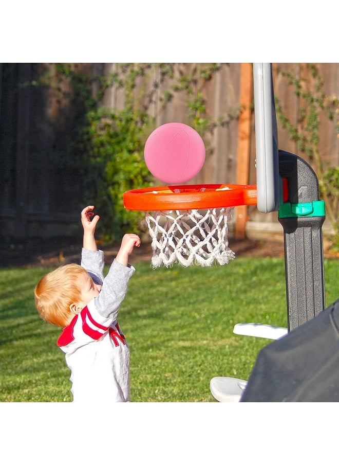 Toddler & Little Kids Replacement Basketball - For Little Tikes Easy Score Basketball Hoop (2 Count, Pink) For Kids (6 Inch)