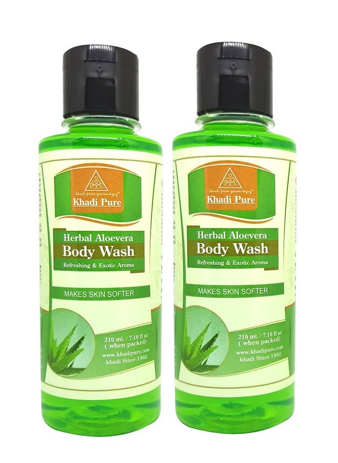 Pure Herbal Aloe Vera Body Wash, 210 Ml (Pack Of 2)