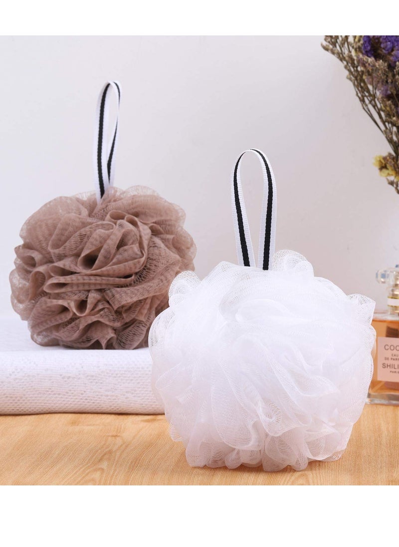 Bath Loofah Shower Sponge Pouf Body Scrubber Exfoliator Scrubber Ball (Set of 6)