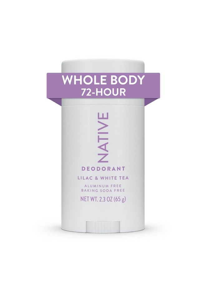 Whole Body Deodorant Stick Contains Naturally Derived Ingredients, Deodorant For Men And Women | 72 Hour Odor Protection, Aluminum Free With Coconut Oil And Shea Butter | Lilac & Tea