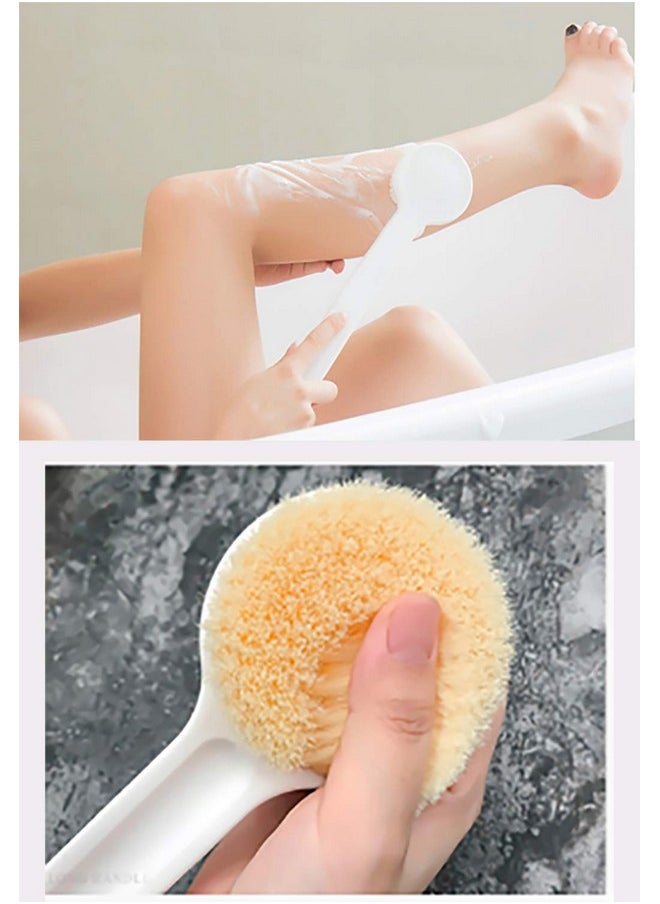 ® Bath Brush Back Scrubber For Bathing Loofah Body Brush For Bathing With Soft Comfortable Bristles Long Handle Back Brush For Bathing Bath Brush For Women Body Scrubber For Bathing Men.