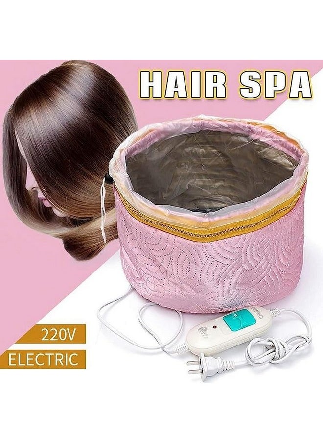 | Hair Spa Cap Steamer For Home | Heat Cap For Hair | Hair Spa Kit For Women | Hair Oil Heater | Hair For Women | Spa Cap | Hair Cap For Hair Mask |Steamer For Hair Spa |Hair Heating Cap-T43