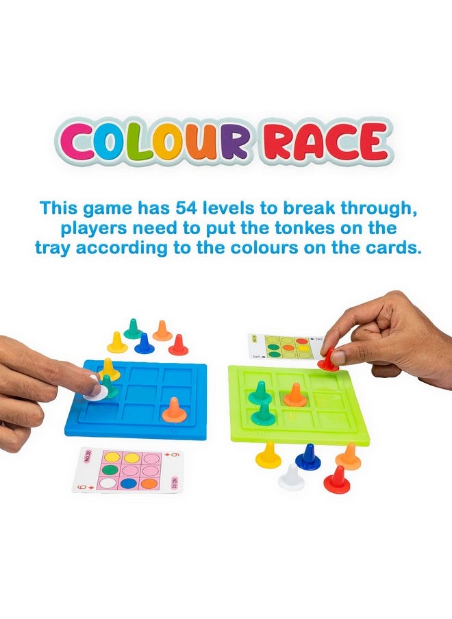 Colour Race. A Perfect Mind Challenge Game, Kid