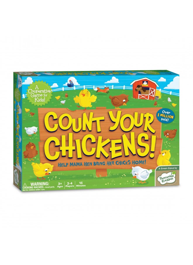 Count Your Chickens Award Winning Cooperative Counting Game For 2 To 4 Kids Ages 3+