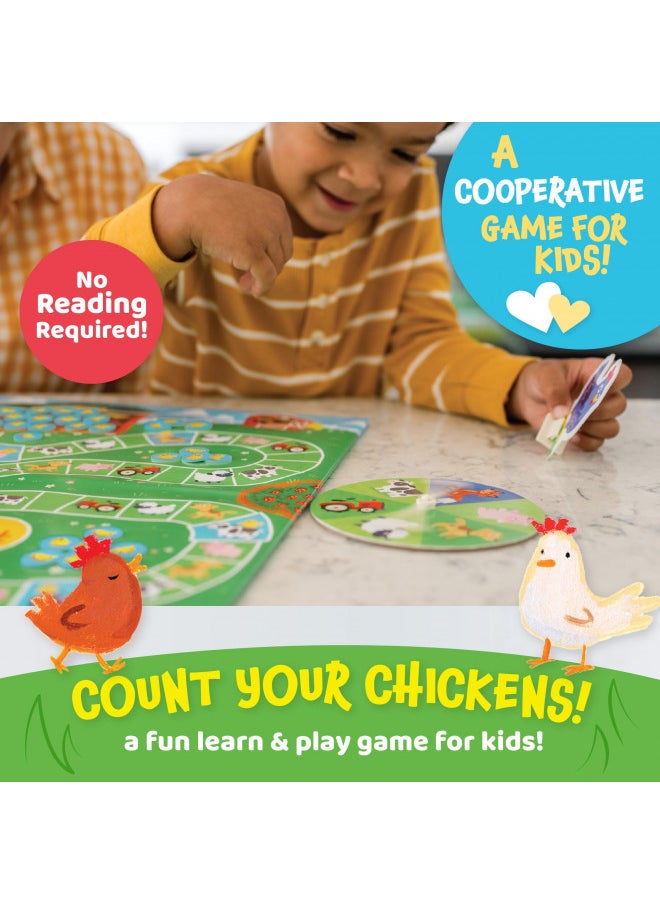 Count Your Chickens Award Winning Cooperative Counting Game For 2 To 4 Kids Ages 3+