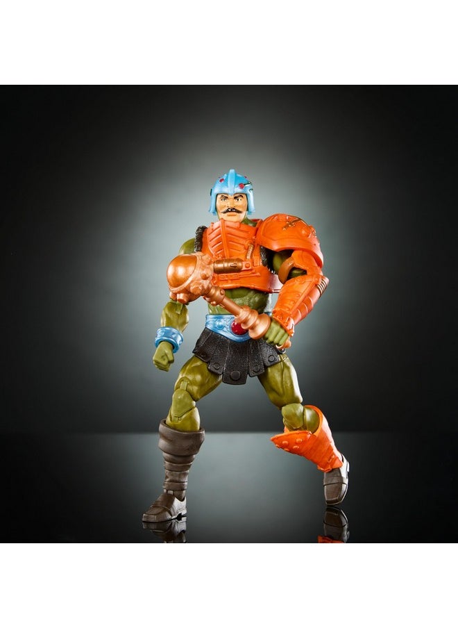 Masterverse New Eternia Action Figure & Accessories, Man-At-Arms Deluxe Motu Collectible With 30 Articulations, 7-Inch