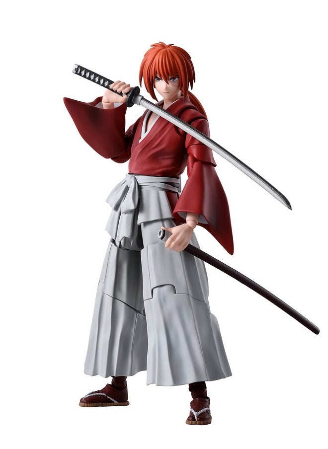 - Rurouni Kenshin: Meiji Swordsman Romantic Story - Kenshin Himura, Bandai Spirits S.H.Figuarts Action Figure