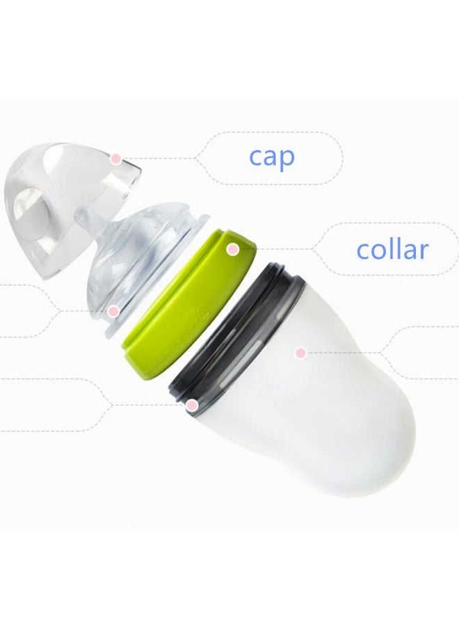 Feeding Bottle Caps Replacement For Comotomo Baby Bottles, 5 Ounce And 8 Ounce (4 Pack)