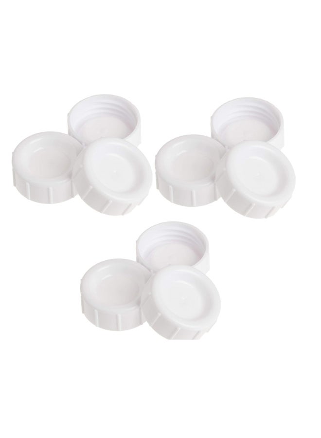 Pack Of 9 Natural Flow Standard Storage Travel Caps