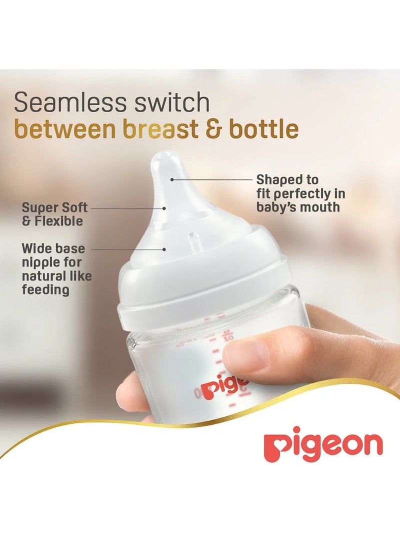 Softouch Glass Feeding Bottle 3 Months+ Anti Colic 240ML