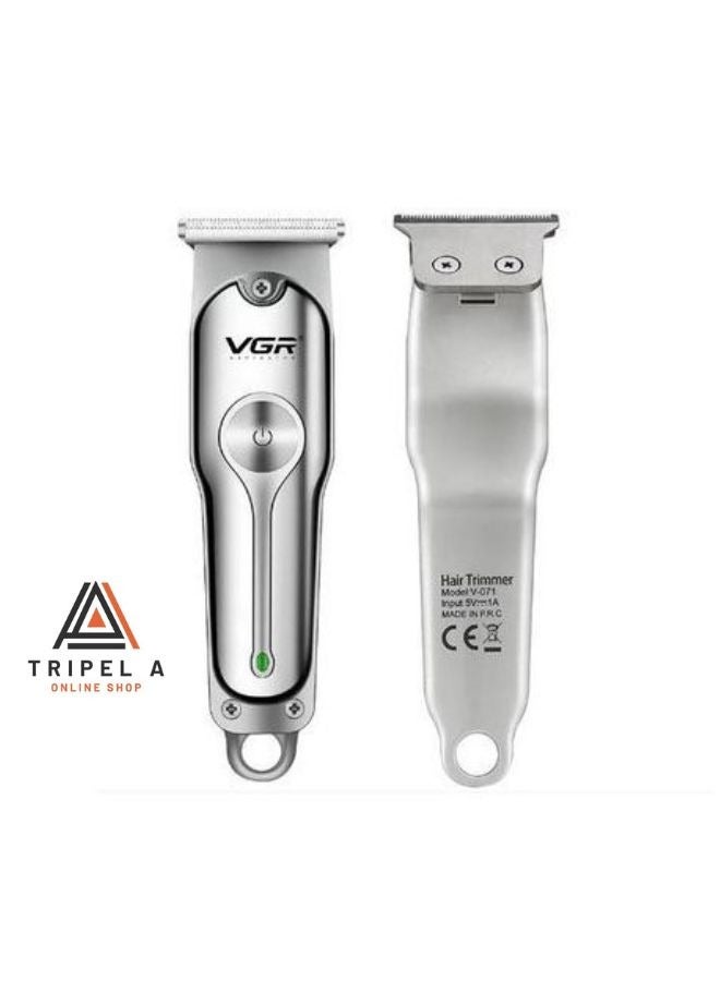 V-071-Rechargeable  Hair Trimmer Silver